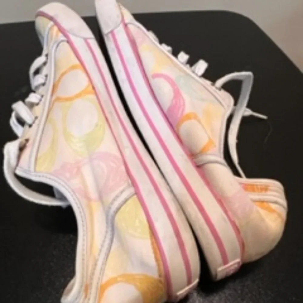Coach size 11 Dee multicolored sneakers